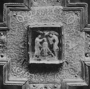 Karolingischer Kristallschnitt: Taufe Christi