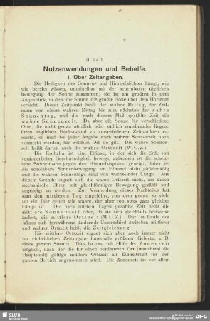 II. Teil - Nutzungsanwendungen und Behelfe