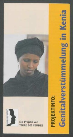 Genitalverstümmelung in Kenia : Projektinfo; Ein Projekt von TERRE DES FEMMES