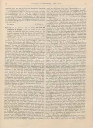 73-75 [Rezension] Ramsey, W.M., The cities and bishoprics of Phrygia
