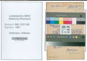 Entnazifizierung Wilhelm Hartmann , geb. 00.00.0000 ()