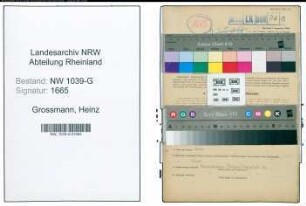 Entnazifizierung Heinz Grossmann , geb. 21.06.1912 (Dentist)