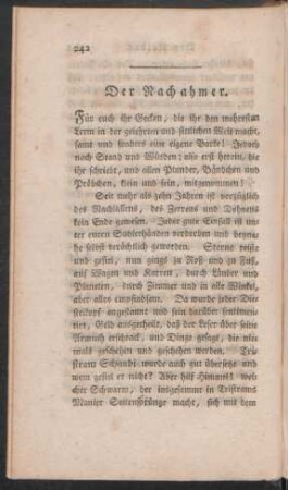 Der Nachahmer