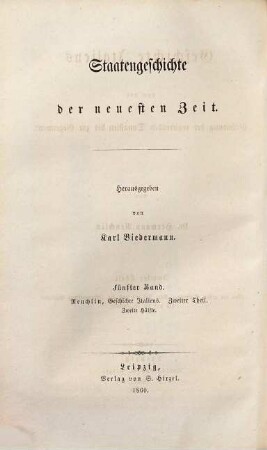 Geschichte Italiens von der Gründung der regierenden Dynastien bis zur Gegenwart, 2,2. Von der ersten Niederlage Karl Alberts und der Unterwerfung Siciliens bis auf die Gegenwart