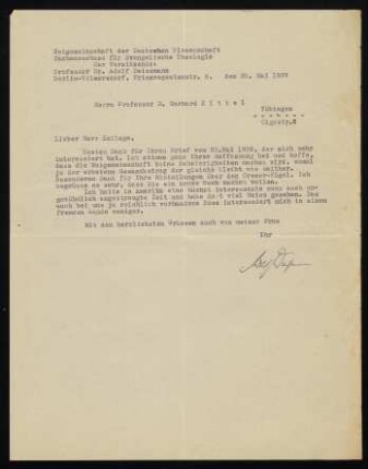 Deißmann an Kittel (25.5.1939)