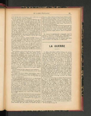 La Guerre.