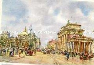 Brandenburger Tor und Reichstag in Berlin