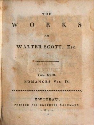 The antiquary : in four volumes, 1