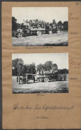 Transport der Winde bei Bz B 221