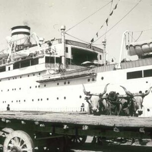 Passagierschiff "Milwaukee" : Passagierschiff "Milwaukee" (1929; Blohm und Voss) der Hamburg-Amerika Linie (HAL)