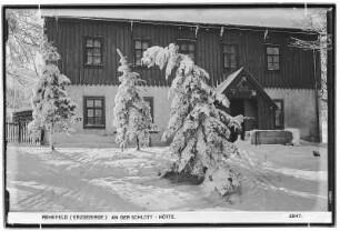 Rehefeld. An der Schlott-Hütte