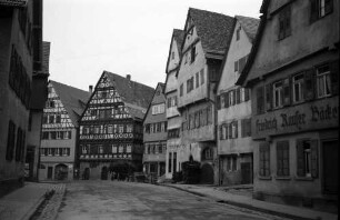 Nagold: Turmstraße mit Fachwerkhäusern