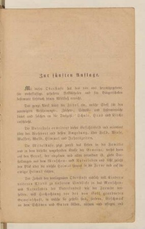 Zur fünften Auflage