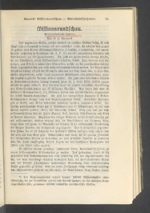 Missionsrundschau. Niederländisch-Indien