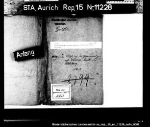 Die Aufhebung der Patrimonialgerichte Jennelt, Lütetsburg und Dornum