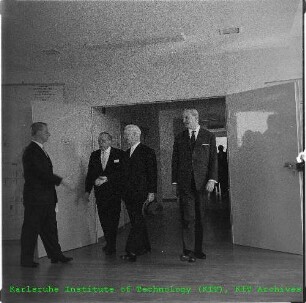 Besuch von Dr. Karl Heinrich Lübke (Bundespräsident der Bundesrepublik Deutschland (BRD)) am Kernforschungszentrum Karlsruhe (KfK)