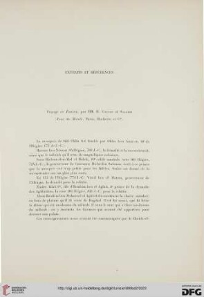 Extraits et références