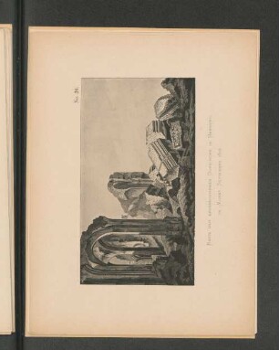 No. 26. Reste der abgebrochenen Domkirche in Hamburg. Im Monat September 1806.