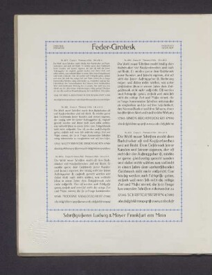 Feder-Grotesk