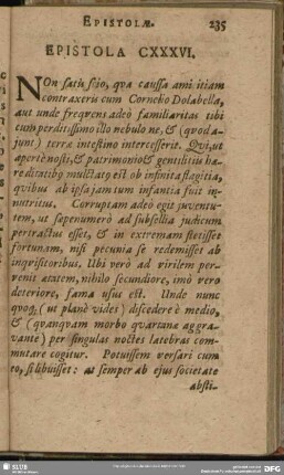 Epistola CXXXVI.