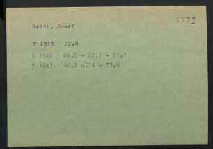 Reith, Josef
