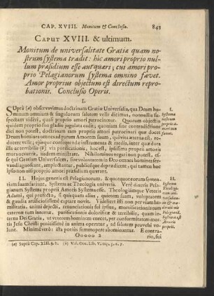 Caput XVIII. & ultimum.