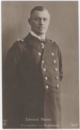 Admiral Scheer. Kommandant der Hochseeflotte