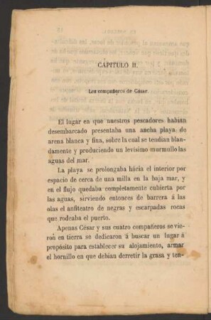 Capítulo II. - Los compañeros de César.
