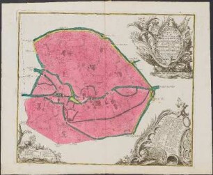 Karte 25: Grund-Riss Der Stadt Braunschweig