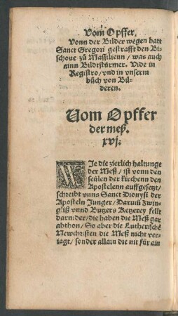 Vom Opffer der meß. xvi.