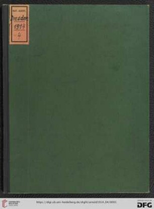 Ausstellung französischer Malerei des XIX. Jahrhunderts, Dresden : April-Mai 1914