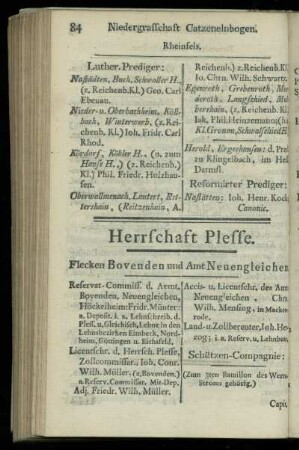 Herrschaft Plesse