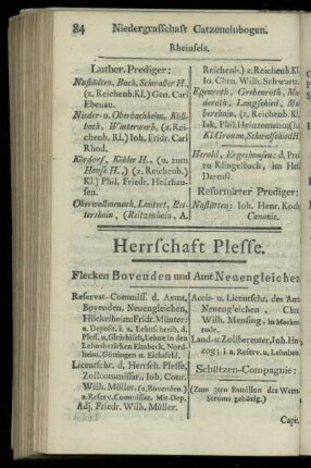 Herrschaft Plesse