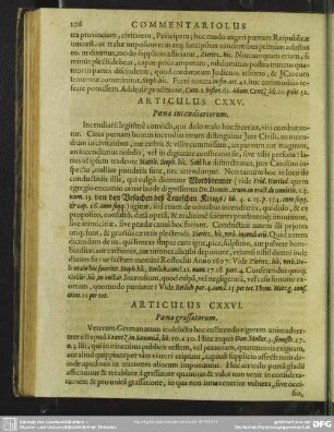 Articulus CXXV. Poena incendiariorum