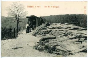 Bodetal. Auf der Roßtrappe