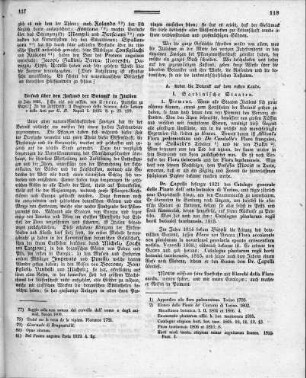 Il Progresso delle Scienze, delle Lettere e delle Arti / opera periodica compilata per la cura di G[iuseppe] R[icciardi]. - Napoli. - [Bd.] I, 1832