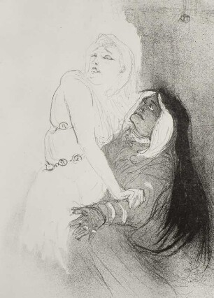 Im Renaissance-Theater: Sarah Bernhardt in "Phädra"