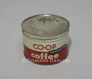 Blechdose "CO-OP Coffee"