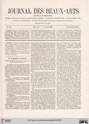 Nr. 11 (15. Juin 1861)