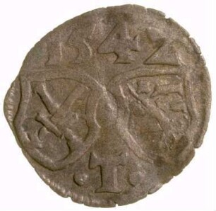 Münze, Pfennig, 1542