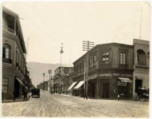 Chile, Iquique. The principal street