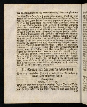 122-125, Evangelium; Eingang