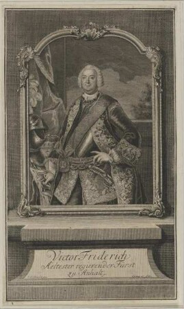 Bildnis des Fürsten Viktor II. Friedrich von Anhalt-Bernburg