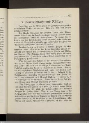 5. Marneschlacht und Rückzug