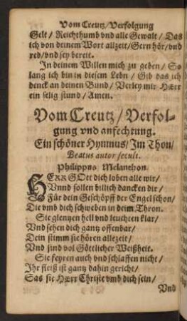 Vom Creutz/ Verfolgung und anfechtung.
