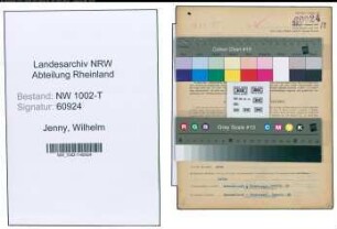 Entnazifizierung Wilhelm Jenny , geb. 31.07.1905 (Architekt)