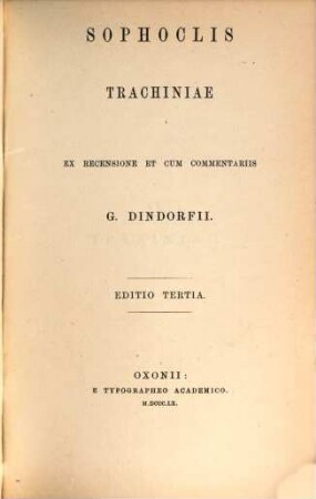 Aeschyli tragoediae superstites et deperditarum fragmenta. 6