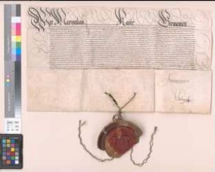 Gleiche Bestätigung Kaisers Maximilian. d. Augsburg den 21. April 1566.