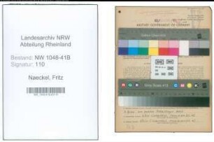 Entnazifizierung Fritz Naeckel , geb. 11.04.1893 (Feuerwehrmann)