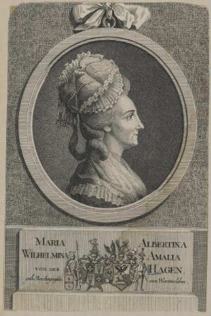 Bildnis der Maria Albertina von Hagen